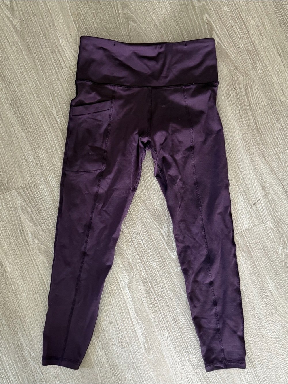 Nancy Rose Purple crop leggings sz 6 - Picture 1 of 7